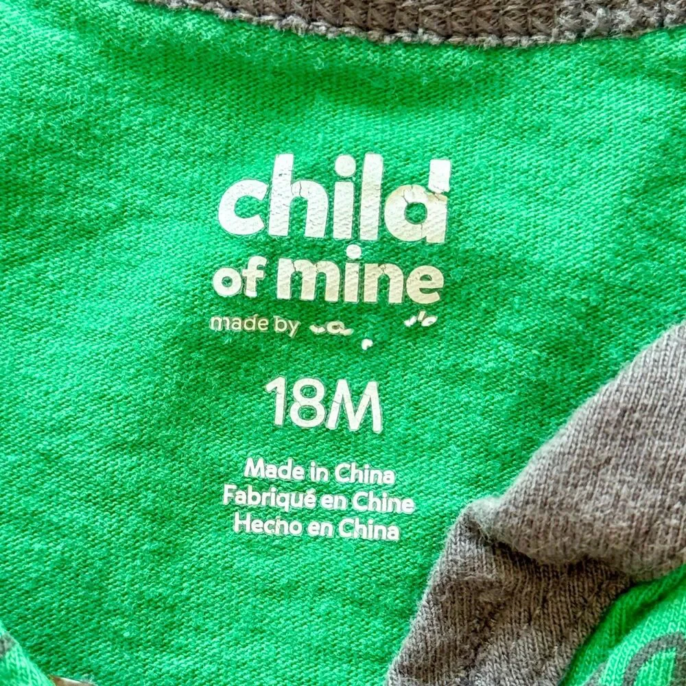 4/$10 - Child of Mine by Carter's Animals Baby Toddler Cotton Romper